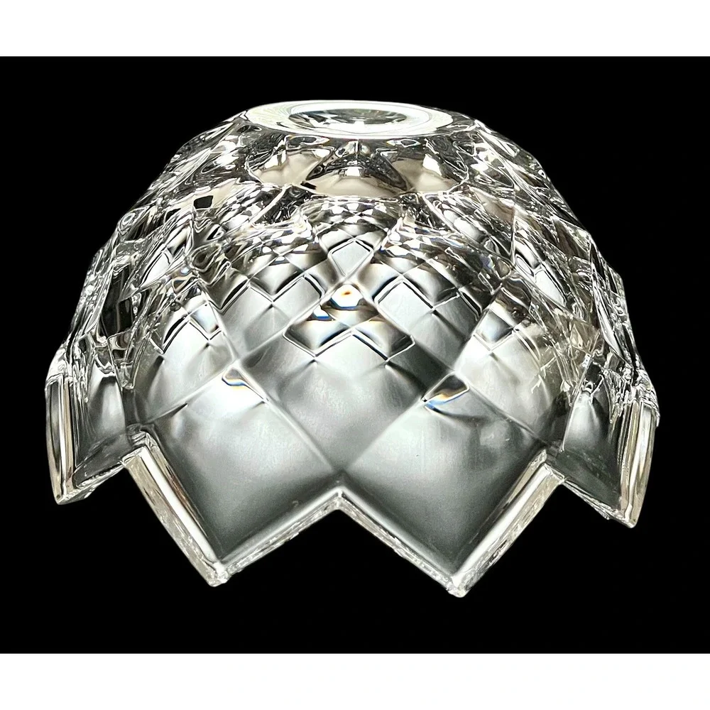 Vintage Mikasa Radcliffe 6" Clear Crystal Bowl Germany Excellent Condition - Picture 5 of 7